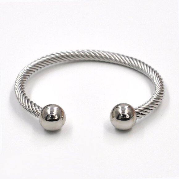 Fashion Jewelry Jewelry - Stainless Steel Bangle Unisex Solid Color 1 Piece